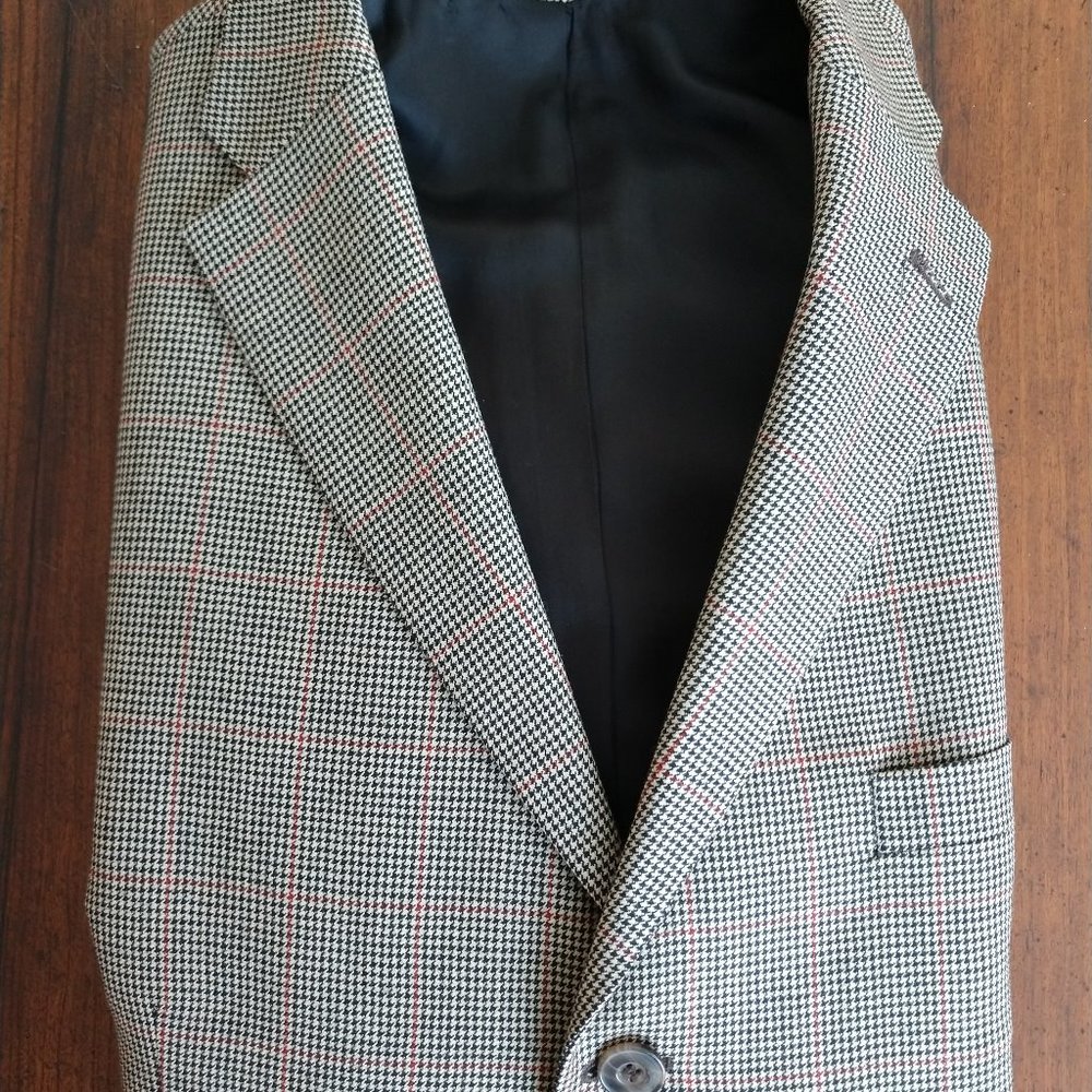 Corbin 3-Button Worsted Wool Check Sportcoat - image 3